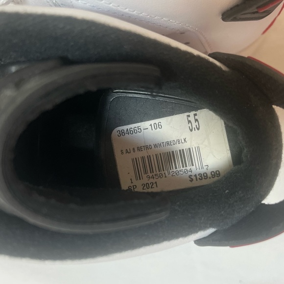 NWT Jordan 6 Retro Carmine - Picture 3 of 5